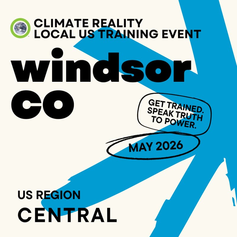 Cover Image for Windsor, CO - Climate Reality Local Training Event