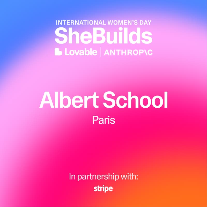 Cover Image for Paris x SheBuilds on Lovable