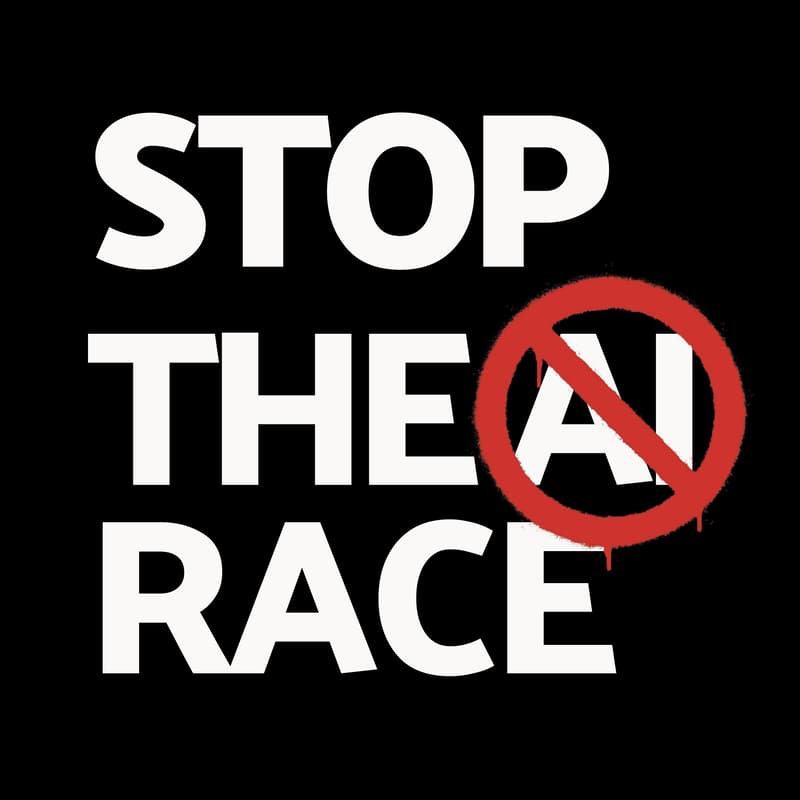 Cover Image for Stop The AI Race Protest - Asking Elon Musk, Sam Altman and Dario Amodei To Commit To A Conditional Global Pause