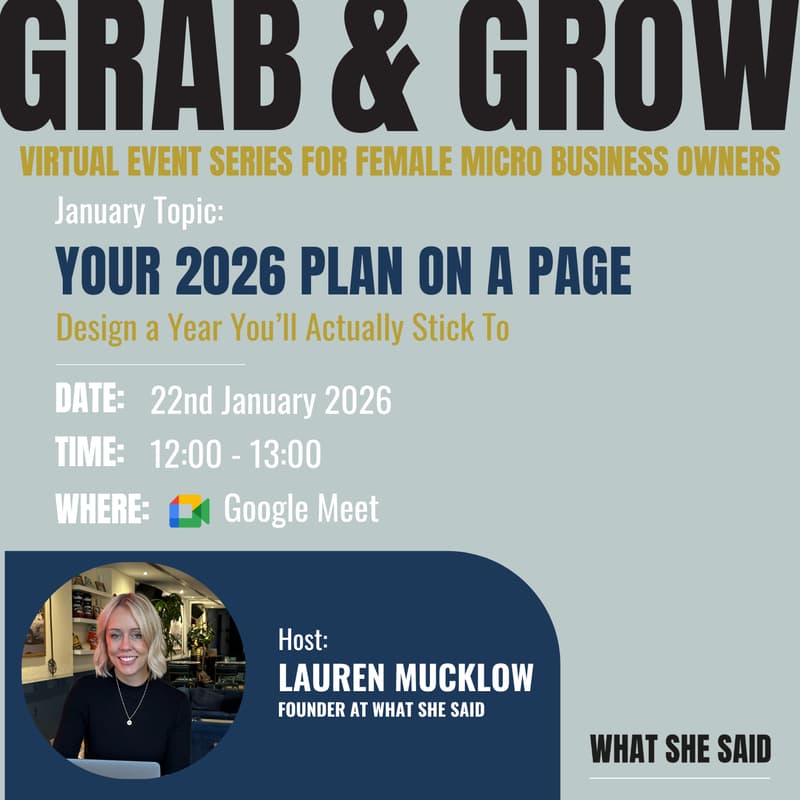 Cover Image for Grab & Grow | Your 2026 Plan on a Page