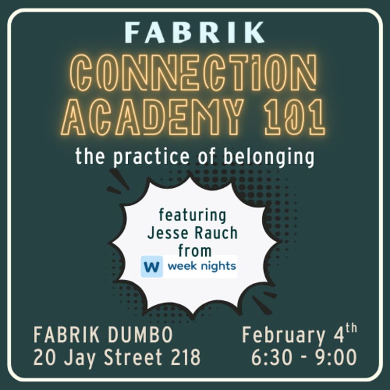Cover Image for Connection Academy 101: The Practice of Belonging