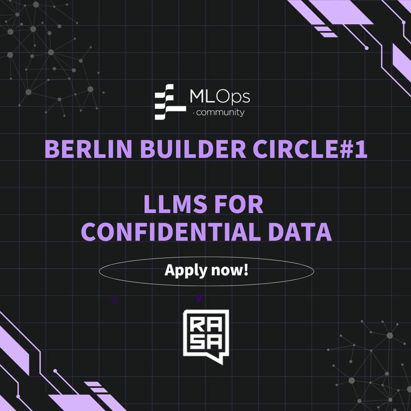 Cover Image for Berlin Builder Circle #1 LLMs for Confidential Data