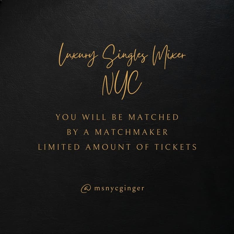 Cover Image for Luxury Matchmaker's Singles Mixer Summer Edition