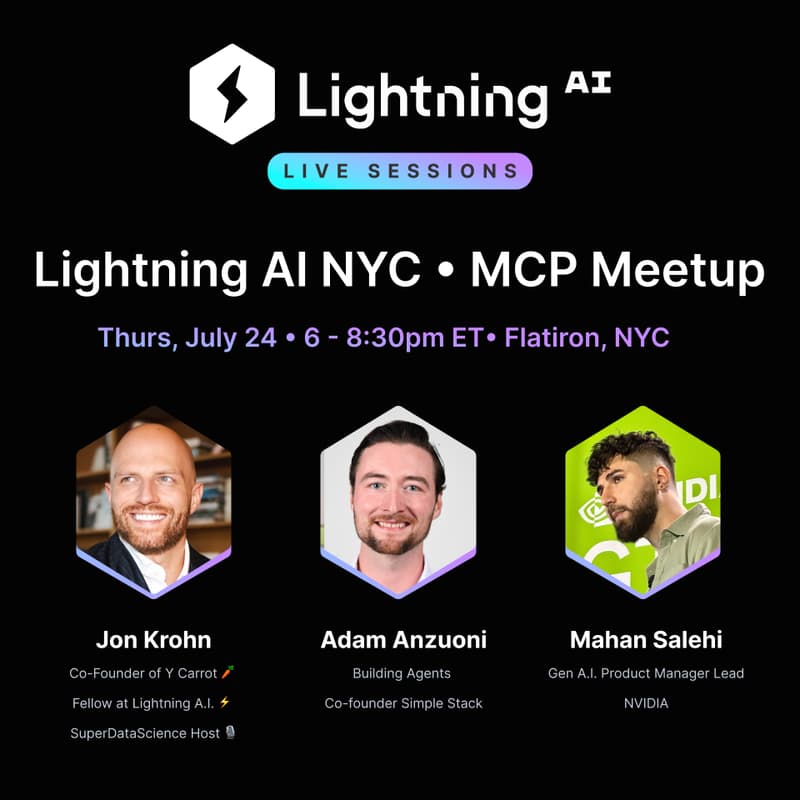 Cover Image for ⚡ Lightning AI MCP Meetup