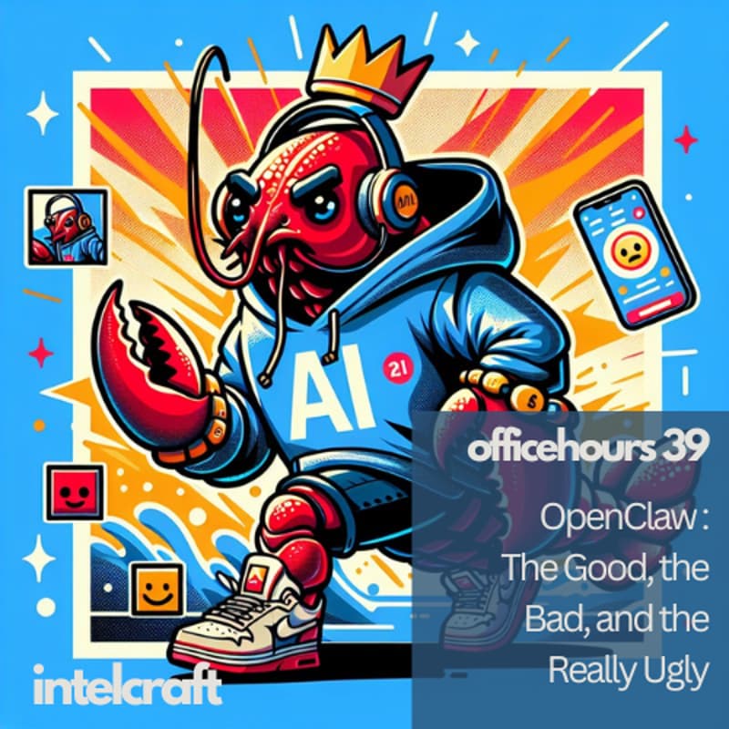 Cover Image for [officehours 40] OpenClaw: Good,Bad,Ugly