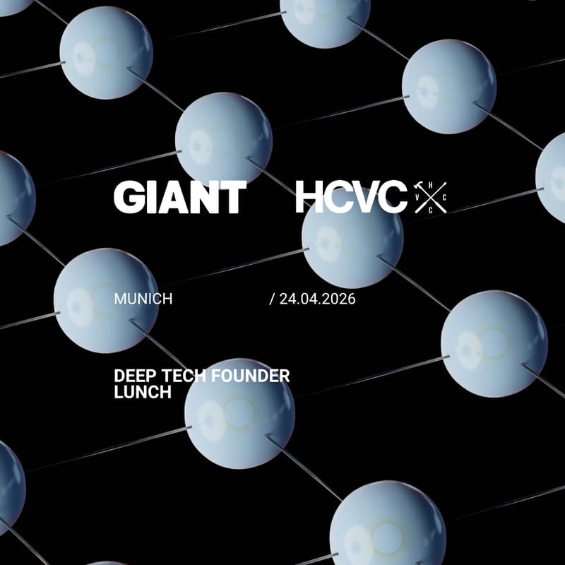 Cover Image for Deep Tech Founder Lunch w/ Giant x HCVC