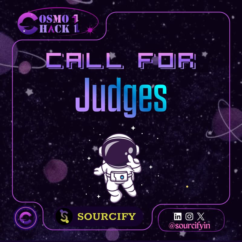 Cover Image for Call for Judges: Help Discover the Next Big Idea at CosmoHack1! 🏆