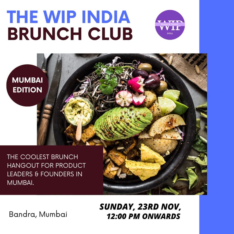 Cover Image for The Women in Product India Brunch Club - Mumbai