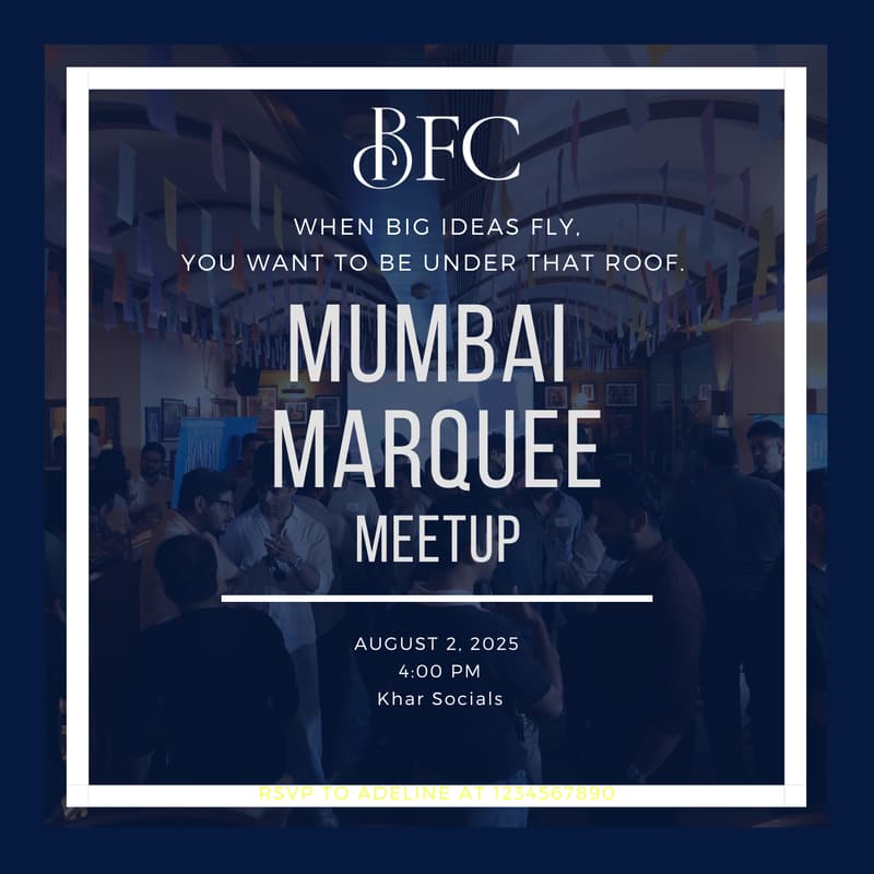 Cover Image for Bombay Marquee BFC 2nd Aug