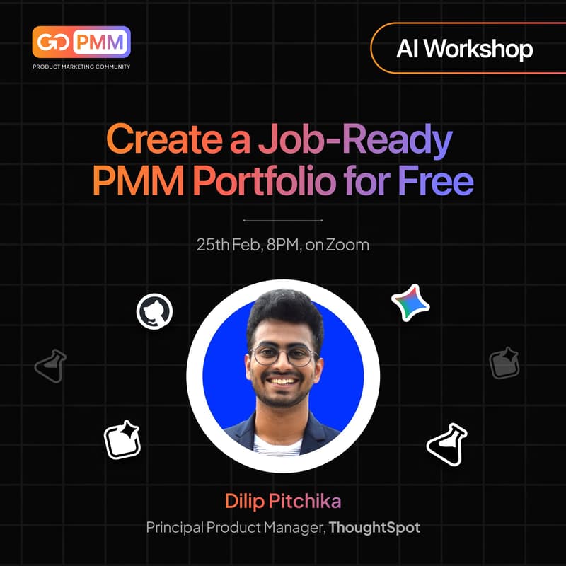 Cover Image for Create a Job-Ready PMM Portfolio (For Free) — AI Workshop
