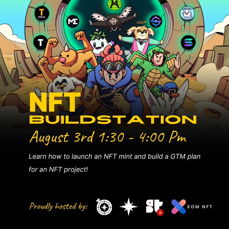 Cover Image for Solana Buildstation: Go-to-market 101 for NFT Project