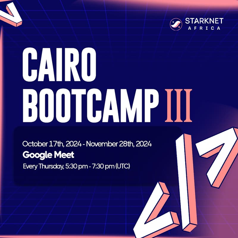 Cover Image for Cairo Bootcamp III