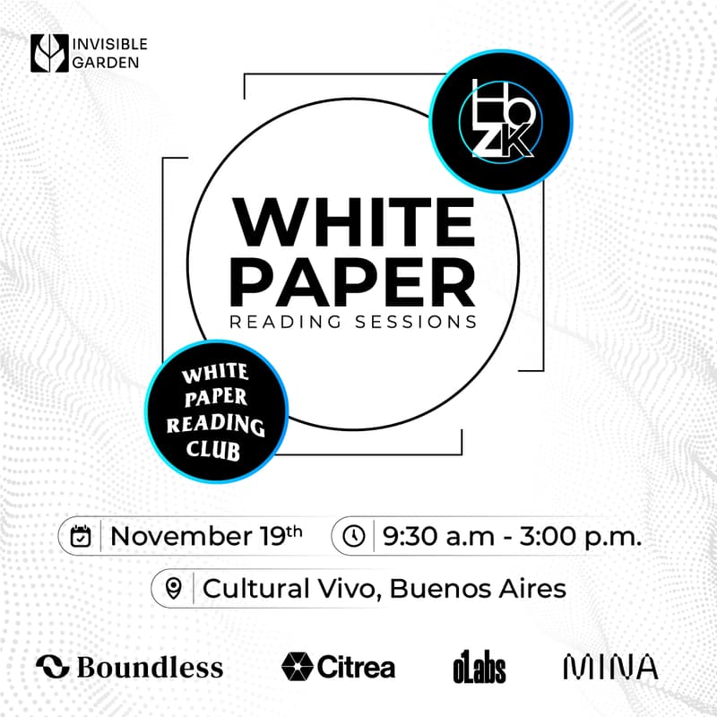 Cover Image for Whitepaper Reading Sessions @ Verifying Intelligence