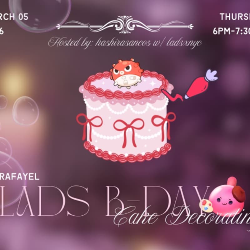 Cover Image for Rafayel Cake Decorating Workshop