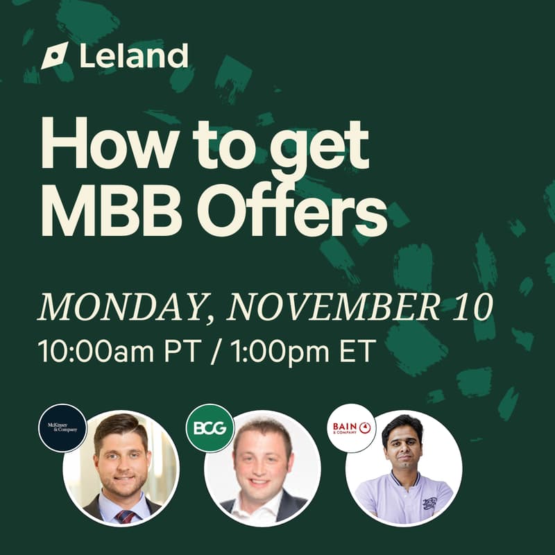 Cover Image for How to get MBB Offers