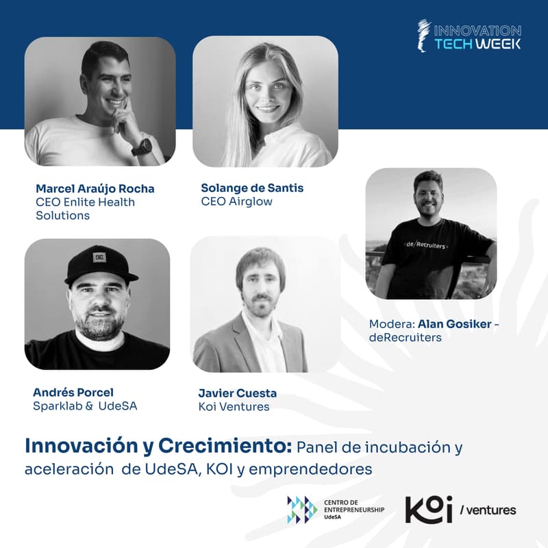 Cover Image for Innovación y crecimiento: Panel de incubación y aceleración de UdeSA, KOI y Emprendedores