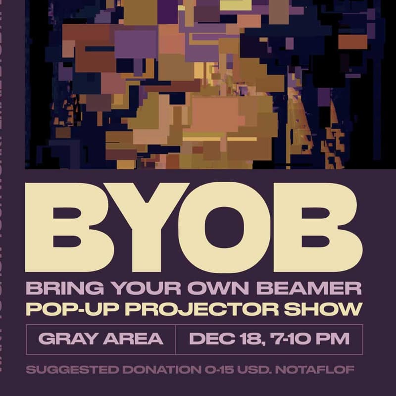 Cover Image for BYOB (Bring Your Own Beamer) Pop-Up Projector Show