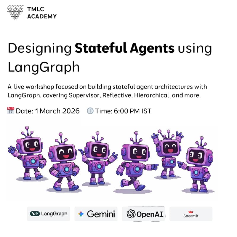 Cover Image for Designing Stateful Agents using LangGraph