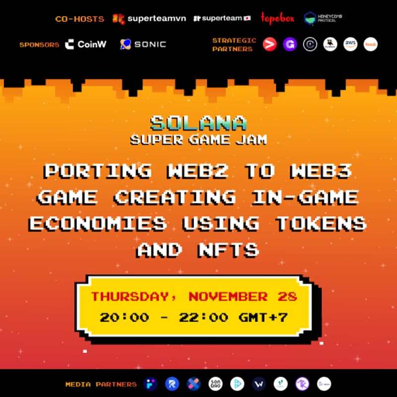 Cover Image for [2024 Game Jam] Porting Web2 to Web3 Game & Creating in-game economies using tokens and NFTs