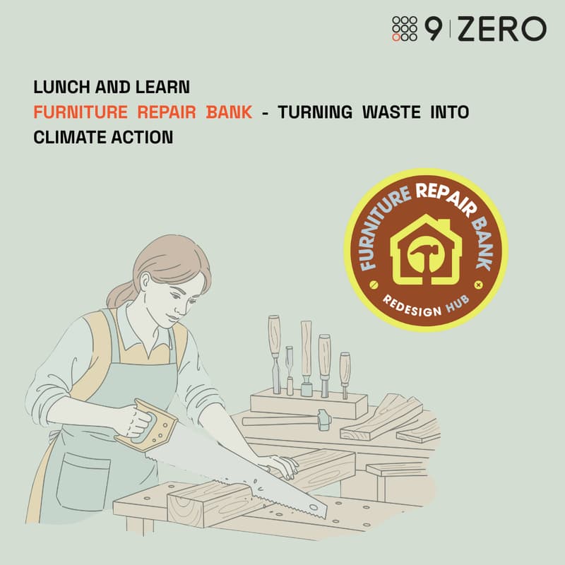 Cover Image for Lunch and Learn with Furniture Repair Bank: Turning Waste Into Climate Action