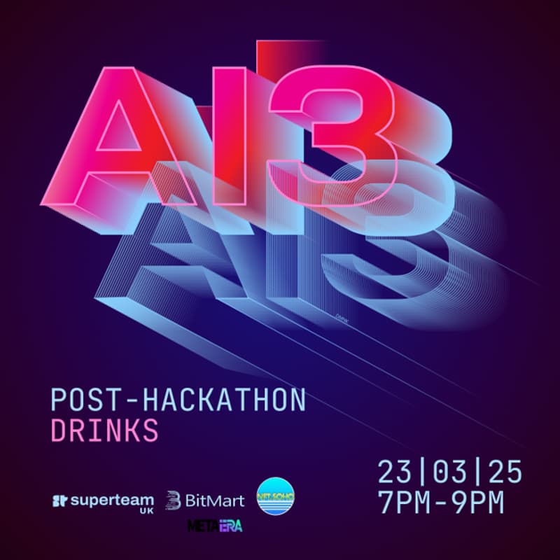 AI3 Hackathon | After Drinks · Luma
