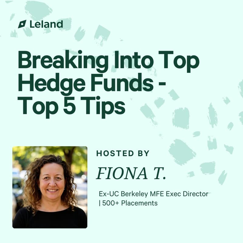 Cover Image for Breaking Into Top Hedge Funds - Top 5 Tips