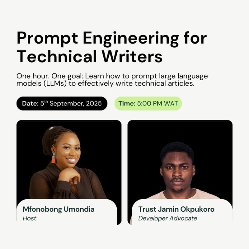 Cover Image for Prompt Engineering for Technical Writers