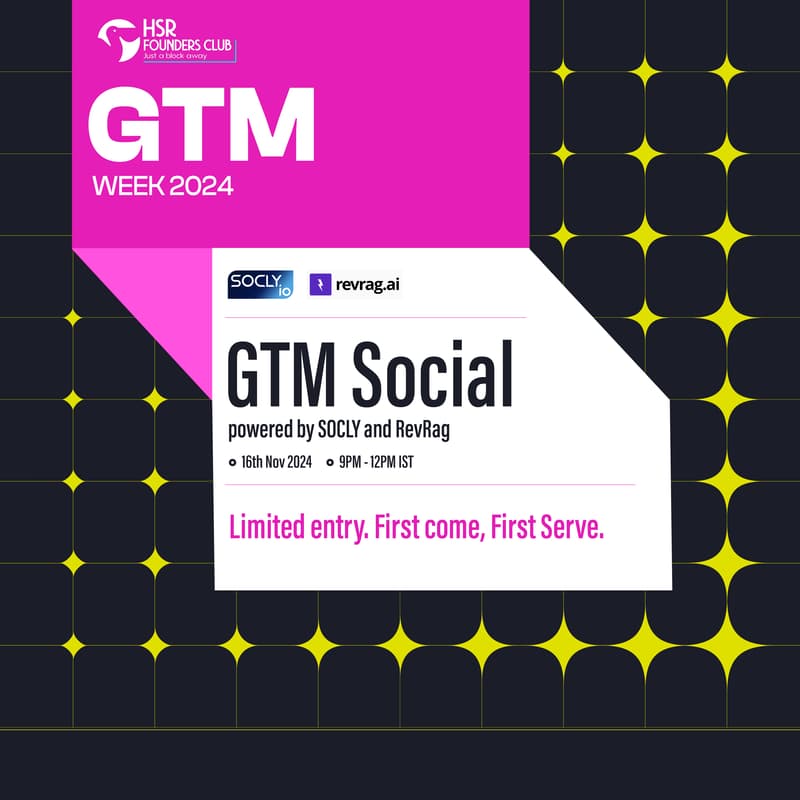 Cover Image for GTM Social Wind up party: Powered by SOCLY and Revrag