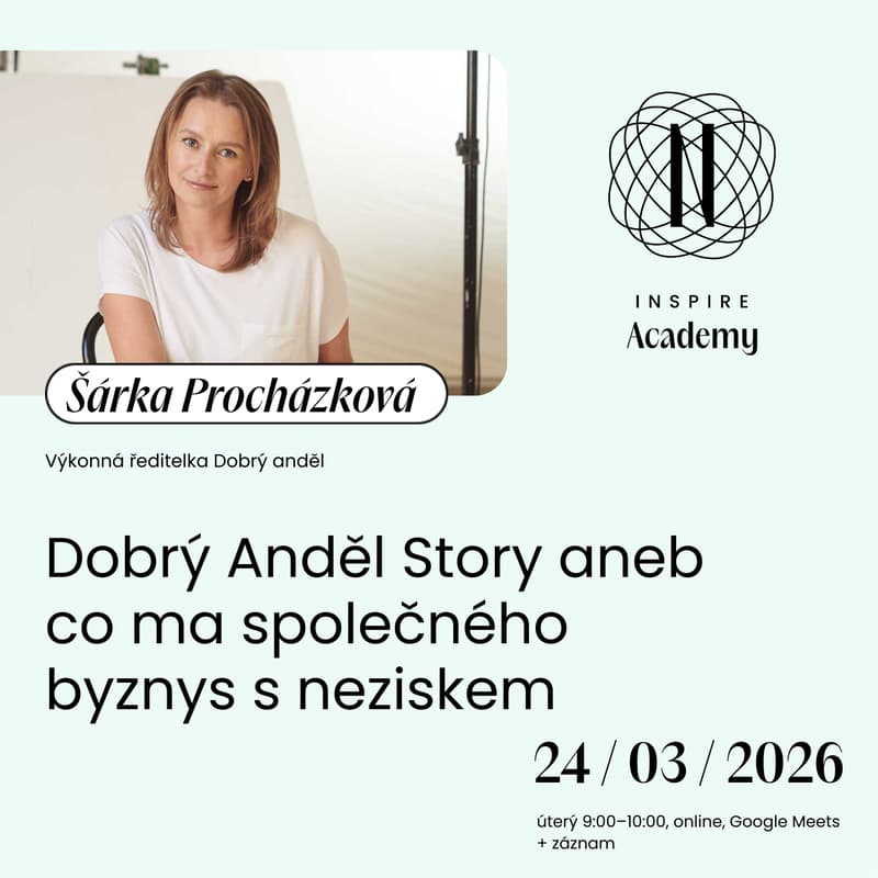 Cover Image for Dobrý Anděl Story aneb co ma společného byznys s neziskem (Šárka Procházková)