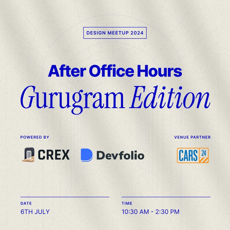 Cover Image for AOH Design Meetup: Gurugram Edition