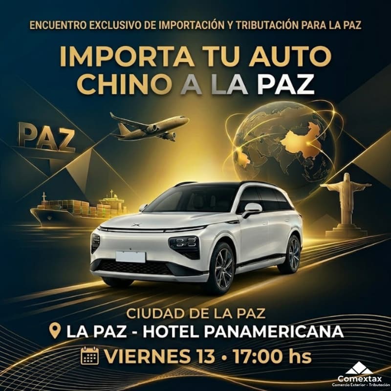 Foto de portada de Importa autos Chinos a La Paz Webinar