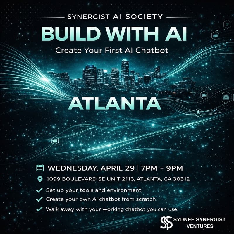 Cover Image for Build With AI: Create Your First AI Chatbot ATL