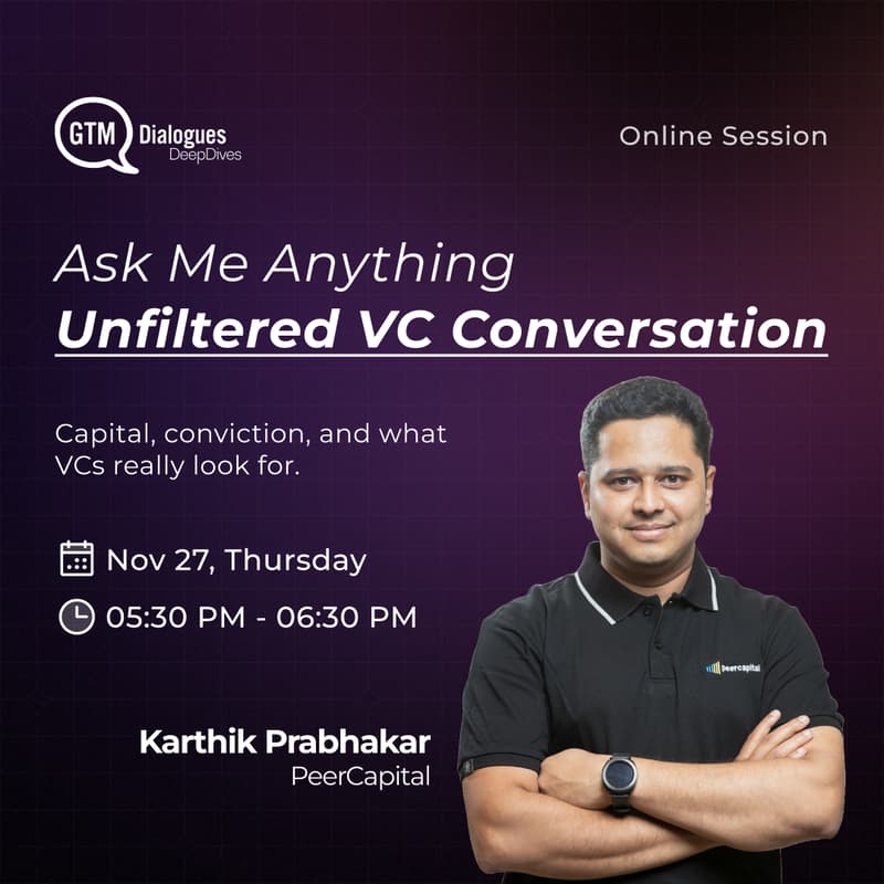 Cover Image for [Webinar] GTMDialogues Deep Dives: Ask Me Anything – Unfiltered VC Conversations