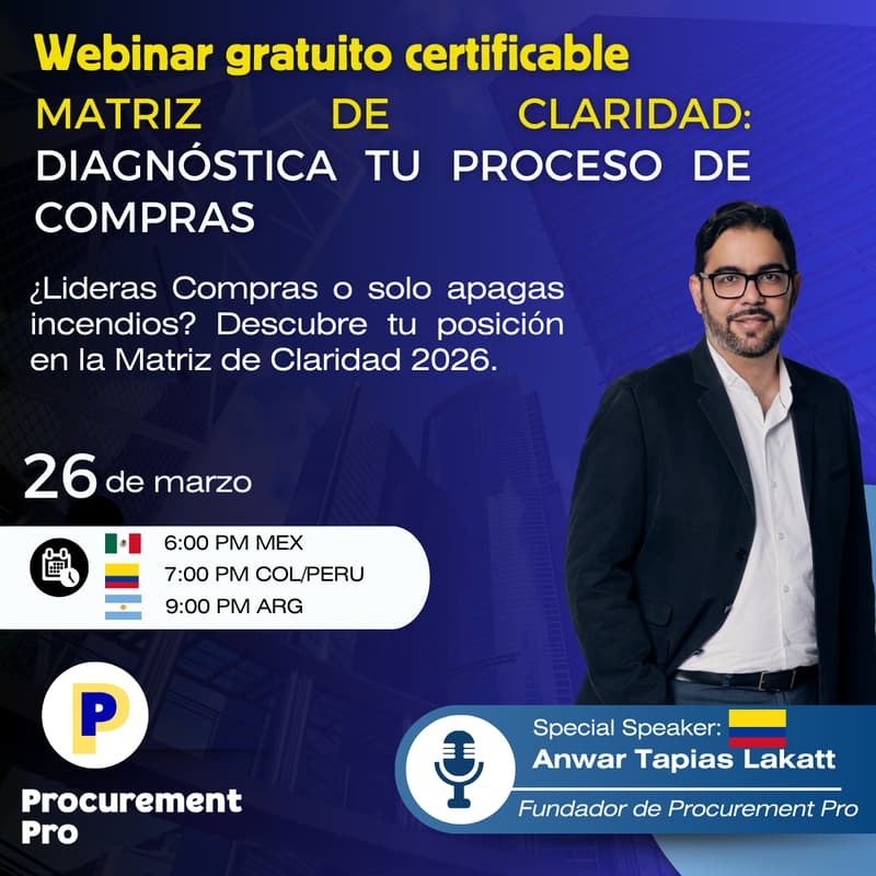 Cover Image for Matriz de claridad: Diagnóstica tu proceso de Compras