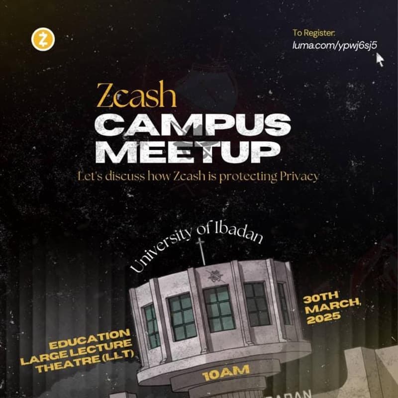 Cover Image for Zcash Campus Meetup