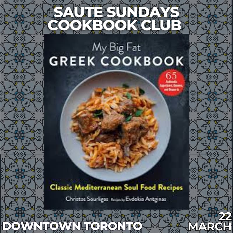 Cover Image for Sauté Sundays: Greek Cuisine (No-Stress Edition)