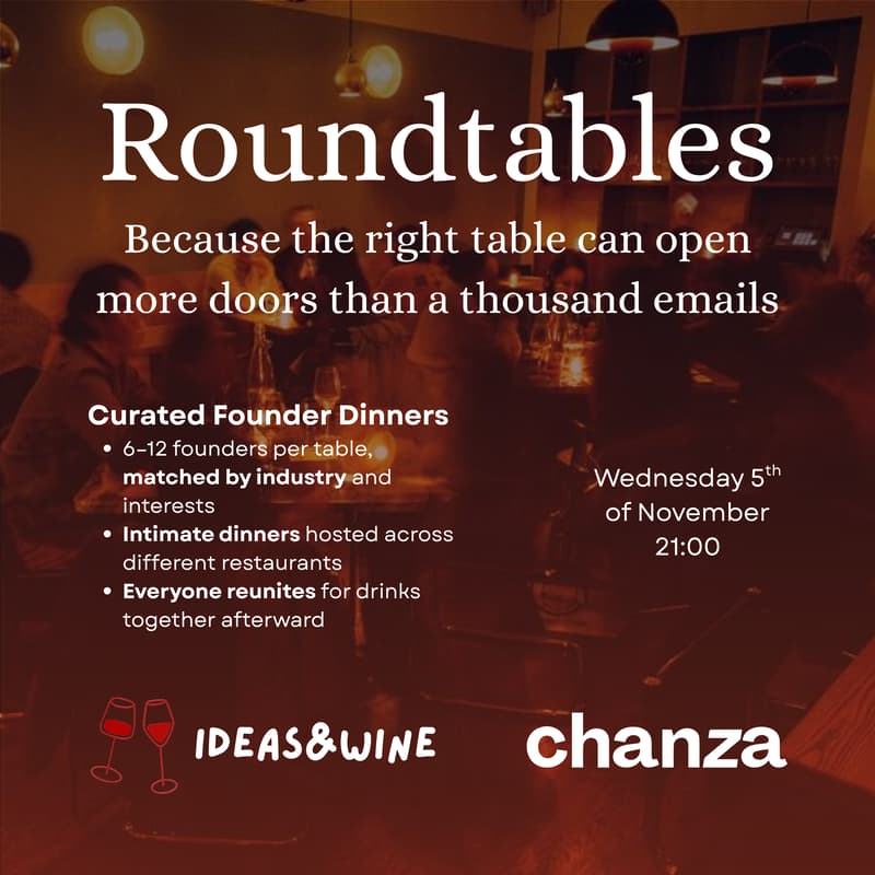 Cover Image for 🍴Roundtables x Chanza
