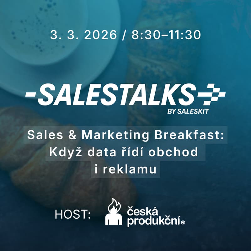 Cover Image for Sales & Marketing Breakfast: Když data řídí obchod i reklamu