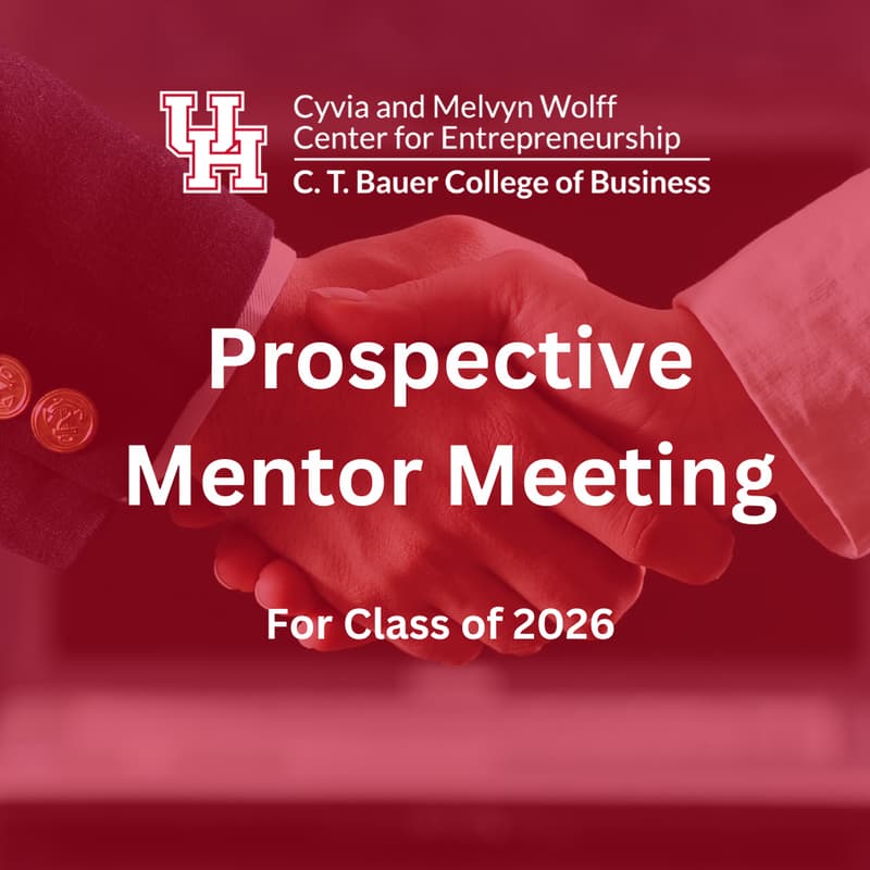 Cover Image for Prospective Mentor Meeting #1 | Wolff Center for Entrepreneurship