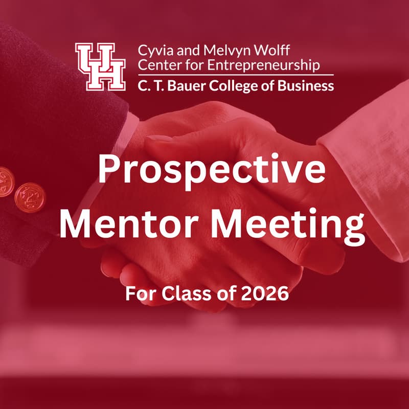 Cover Image for Prospective Mentor Meeting #4 | Wolff Center for Entrepreneurship