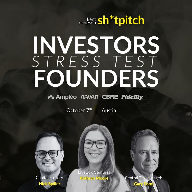 Cover Image for Sh*tPitch National Tour – Where Investors Stress Test Founders (Austin, TX)