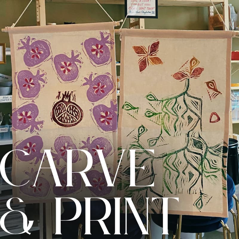 Cover Image for Carve & Print: Wall Hangings