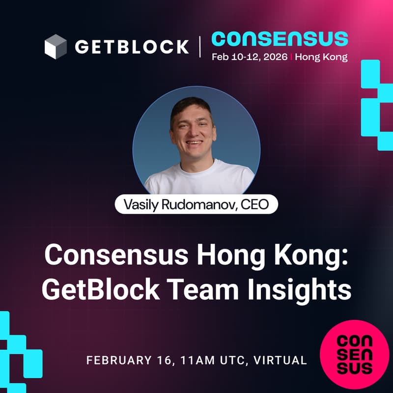 Cover Image for Consensus Hong Kong Virtual Recap: GetBlock Team Insights
