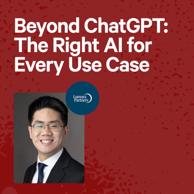 Cover Image for Beyond ChatGPT: The Right AI for Every Use Case