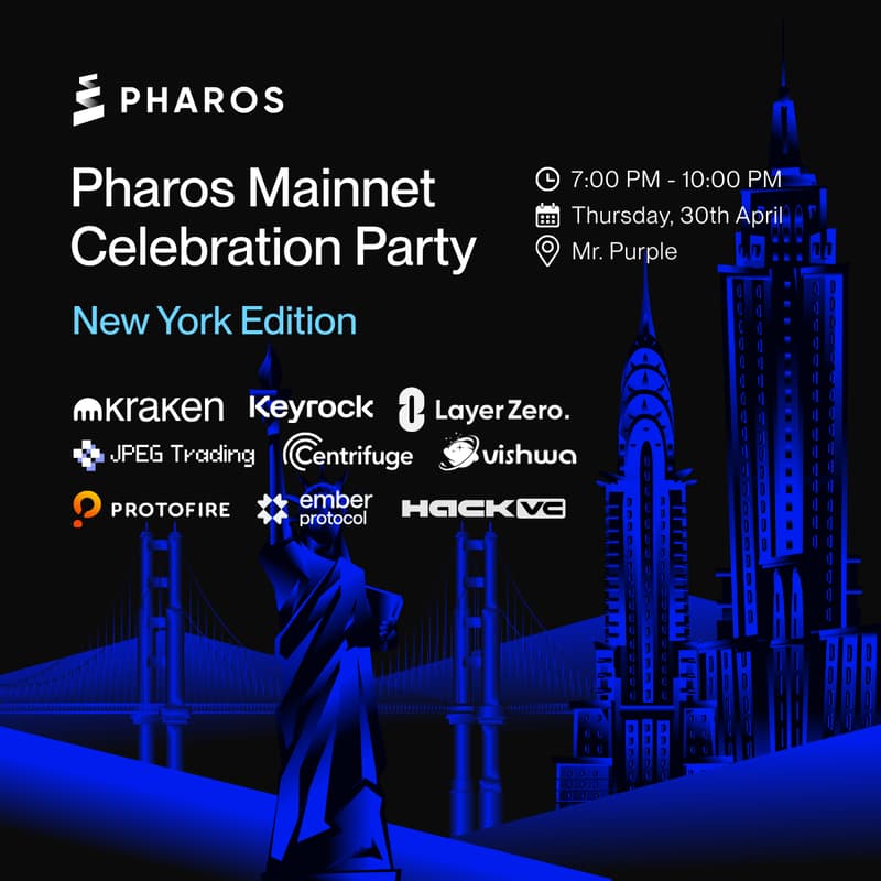 Cover Image for Pharos Mainnet Celebration Party - NYC Edition