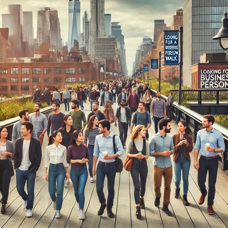 Cover Image for Looking for a "Business Person" Walk / Part of Creators and Founders Power Walk