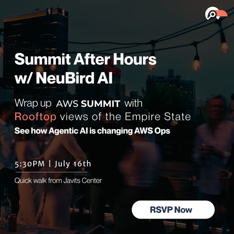 Cover Image for AWS Summit Wrap Up at Rooftop Bar w/ NeuBird AI
