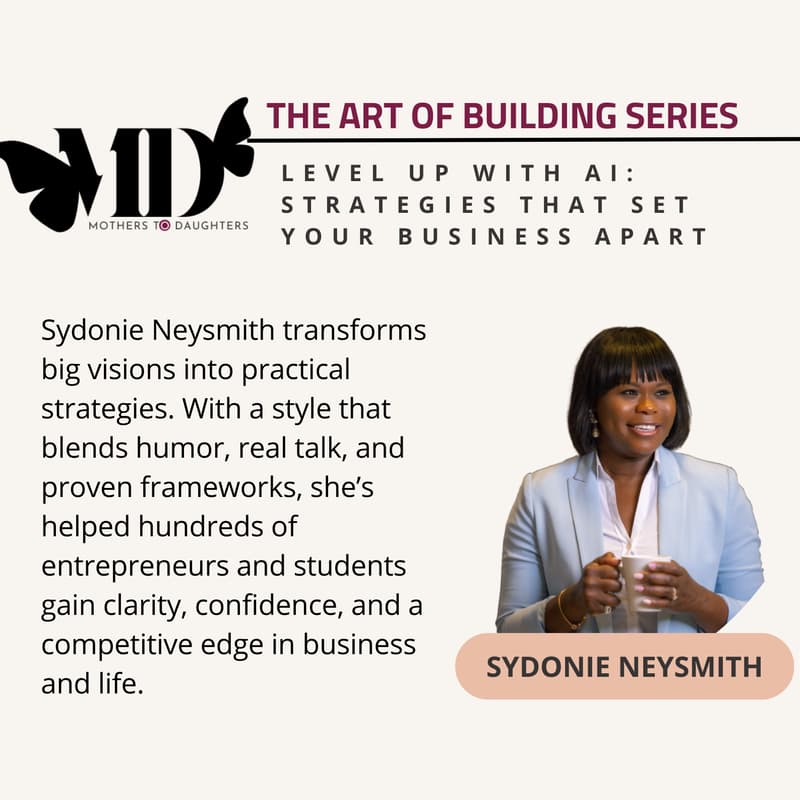 Cover Image for M2D Workshop: Level Up with AI - Strategies That Set Your Business Apart