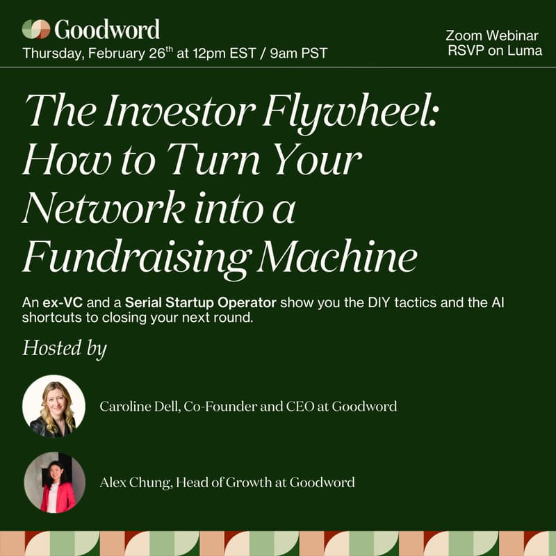 Cover Image for The Investor Flywheel: How to Turn Your Network into a Fundraising Machine