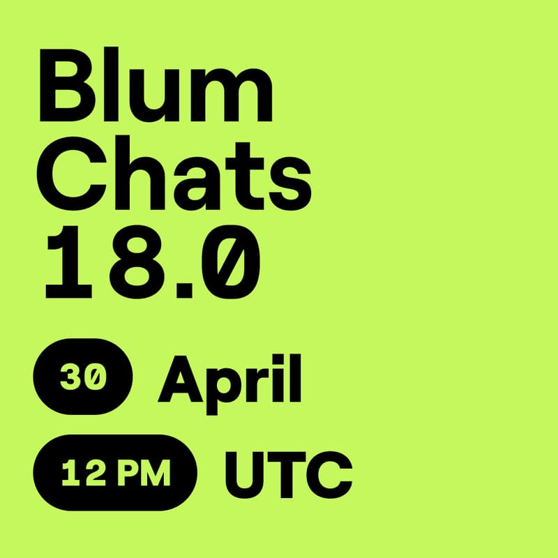 Cover Image for Blum Talk with Sean (Community Manager & Blumies Coordinator) and Isabella (Community Manager Brazil & LATAM)